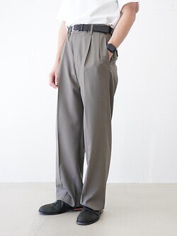 IRENISA 男士 TWO TUCKS WIDE TROUSERS (25AW) 圖片15