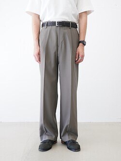 IRENISA 男士 TWO TUCKS WIDE TROUSERS (25AW) 圖片12