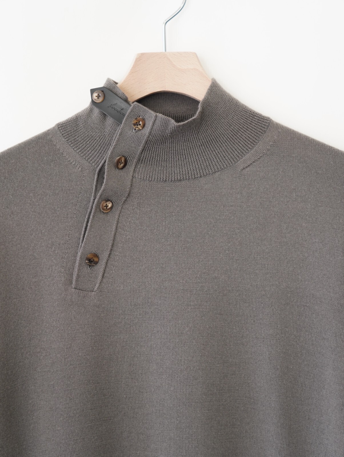 IRENISA 男士 WOOL HIGH-NECK KNIT PULLOVER 圖片21