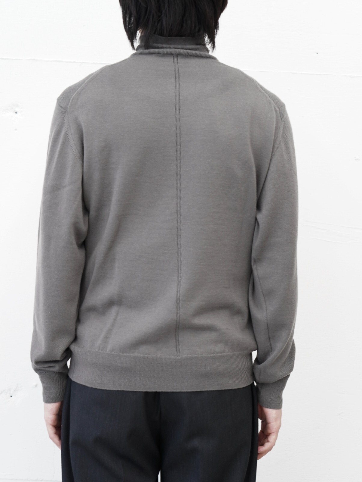 IRENISA 男士 WOOL HIGH-NECK KNIT PULLOVER 圖片16