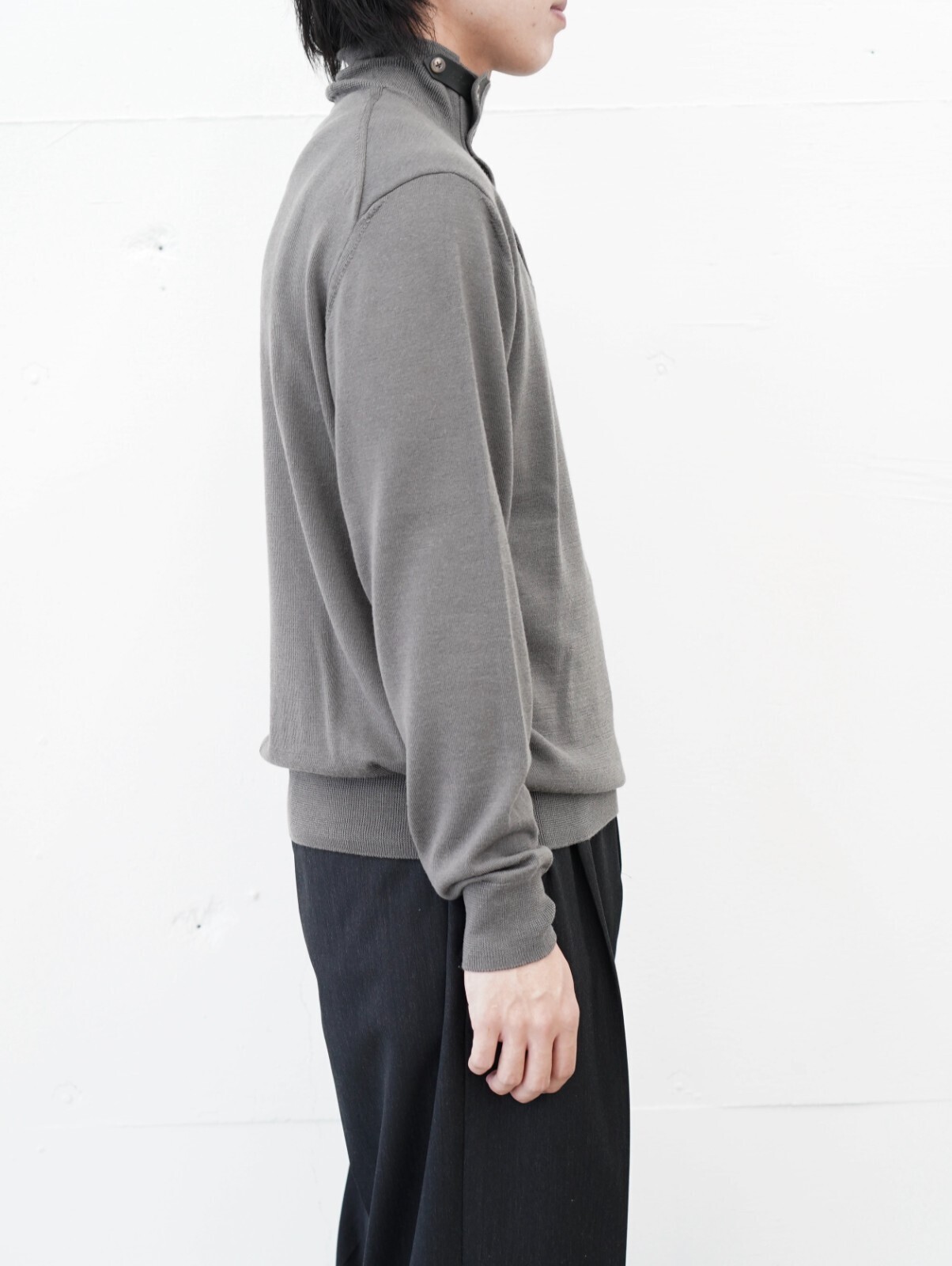 IRENISA 男士 WOOL HIGH-NECK KNIT PULLOVER 圖片15