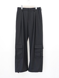 イレニサ メンズ 2タックワイドカーゴパンツ 画像7