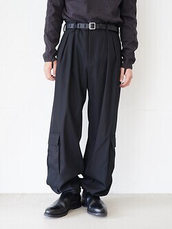 イレニサ メンズ 2タックワイドカーゴパンツ 画像5