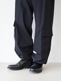 イレニサ メンズ 2タックワイドカーゴパンツ 画像6