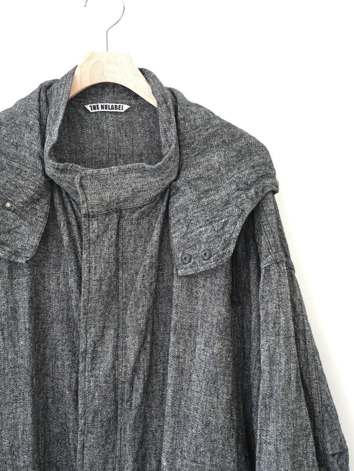 NULABEL 男士 SALT'N PEPPER WOOL LINEN SHELL PARKA 图片9