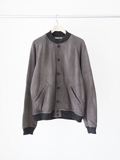 GARMENT DYED SWEAT AWARD JACKET｜NULABEL MENS