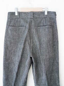 NULABEL MENS SALT'N PEPPER WOOL LINEN CLASSIC TROUSERS IMAGE4