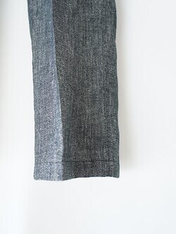NULABEL MENS SALT'N PEPPER WOOL LINEN CLASSIC TROUSERS IMAGE5