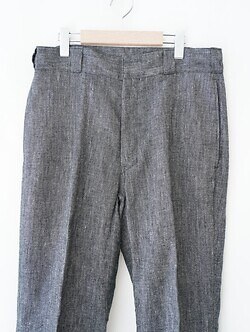 NULABEL MENS SALT'N PEPPER WOOL LINEN CLASSIC TROUSERS IMAGE3