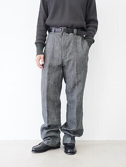 NULABEL 男裝 SALT'N PEPPER WOOL LINEN CLASSIC TROUSERS 圖片4