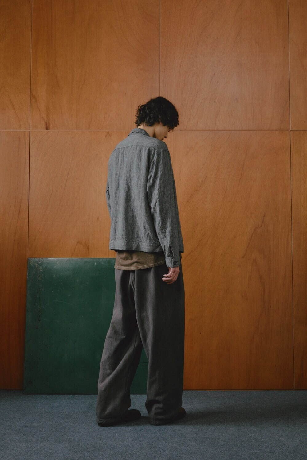 NULABEL MENS GARMENT DYED SWEAT TROUSERS IMAGE9