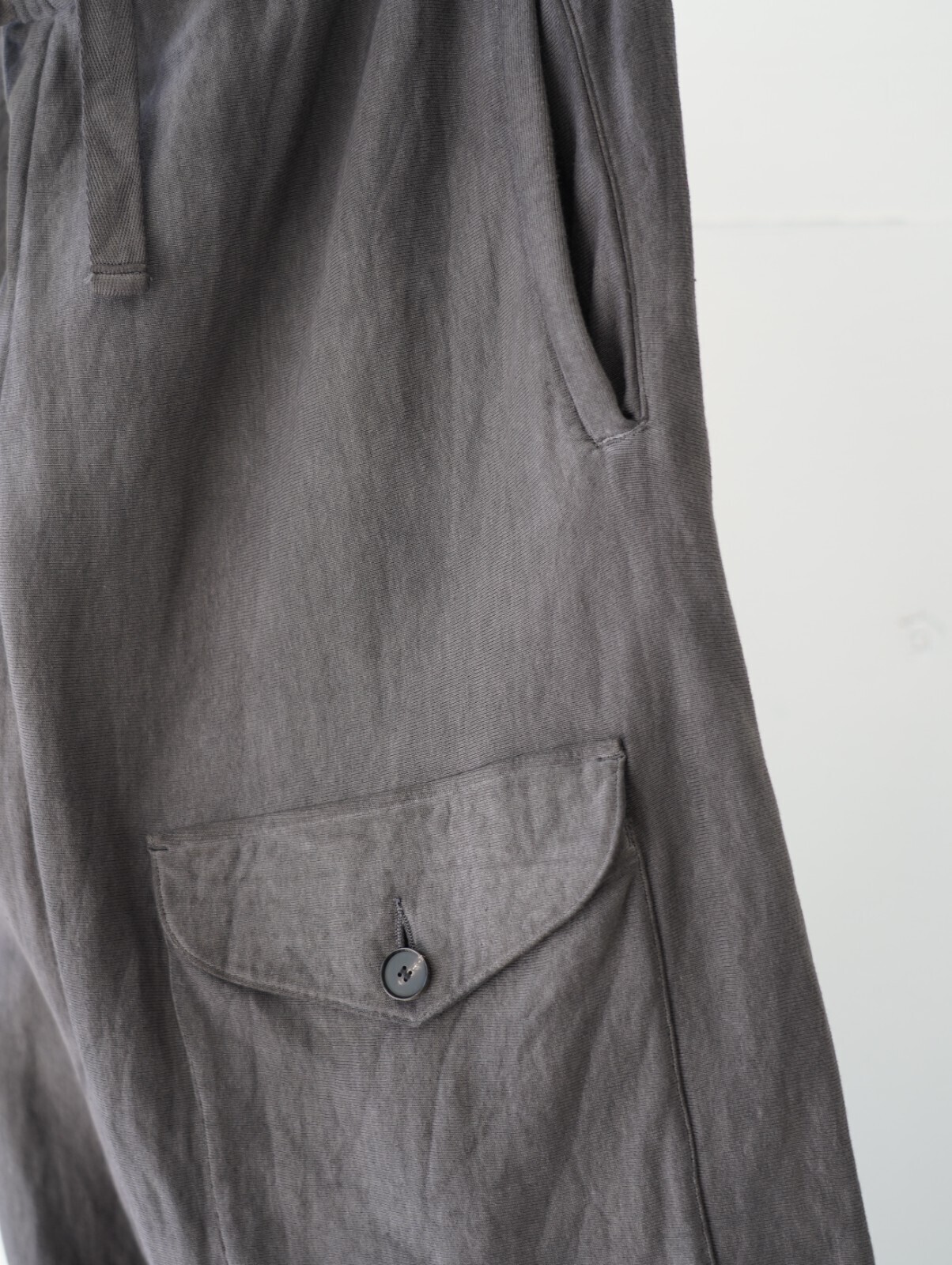 NULABEL MENS GARMENT DYED SWEAT TROUSERS IMAGE7