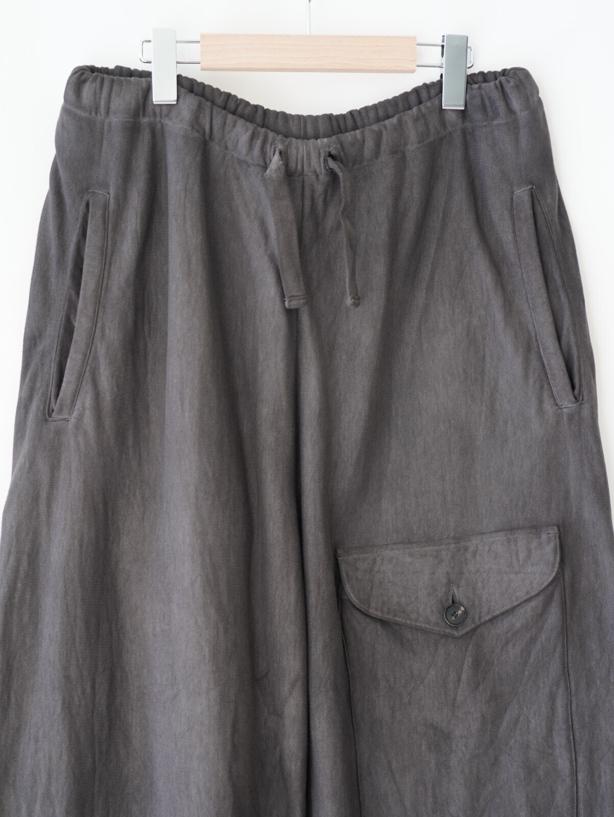 NULABEL MENS GARMENT DYED SWEAT TROUSERS IMAGE4