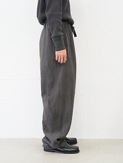 NULABEL MENS GARMENT DYED SWEAT TROUSERS IMAGE2
