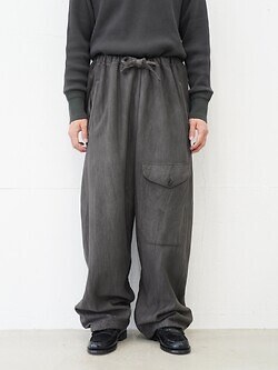 ニューレーベル(NULABEL) MENS GARMENT DYED SWEAT TROUSERS kure S