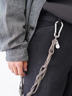 NULABEL WOMENS & MENS HAND DYED ROPE CARABINER IMAGE6