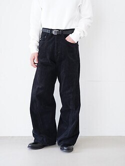 NVRFRGT 男士 3D TWISTED WIDE LEG 5P PANTS 圖片4