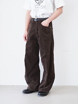 NVRFRGT 男士 3D TWISTED WIDE LEG 5P PANTS 圖片14