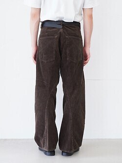 NVRFRGT 男士 3D TWISTED WIDE LEG 5P PANTS 圖片13