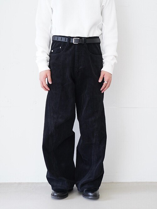 3D TWISTED WIDE LEG 5P PANTS｜NVRFRGT 남성