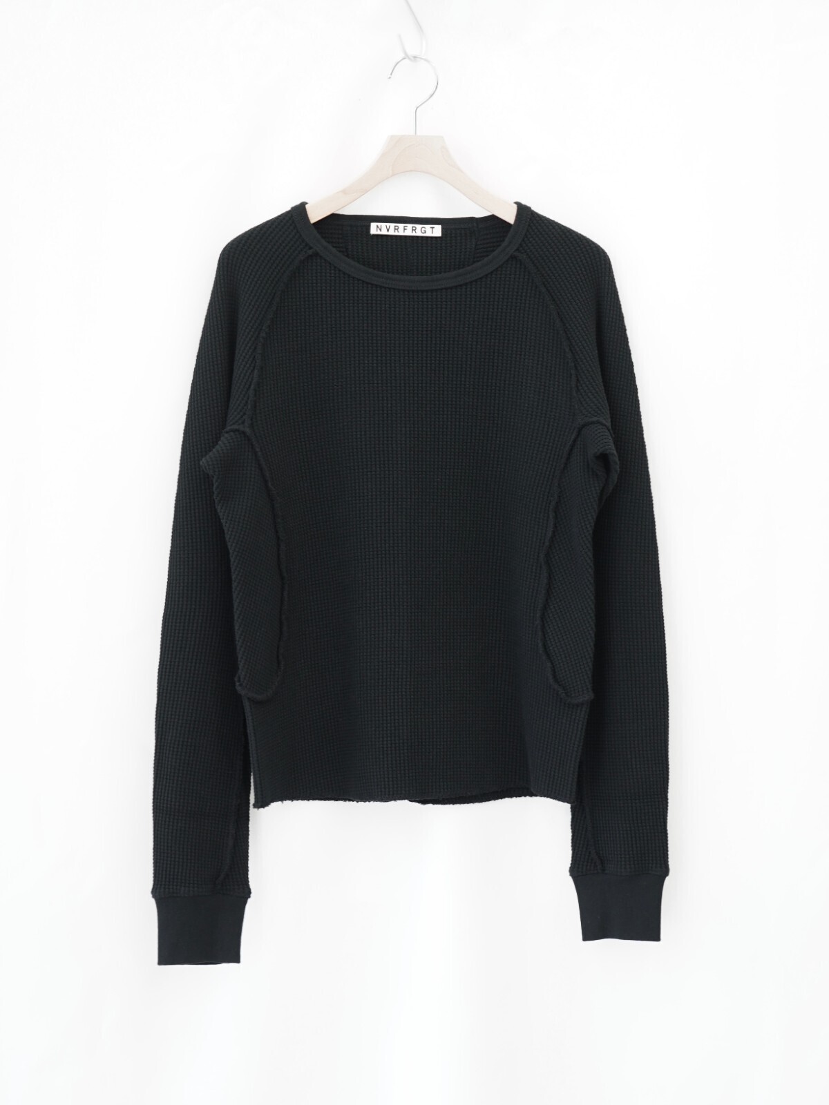 【alexanderwang】コットン ワッフル サーマル リブ ロゴ ロンT alexanderwang】コットン ワッフル サーマル リブ ロゴ ロンT