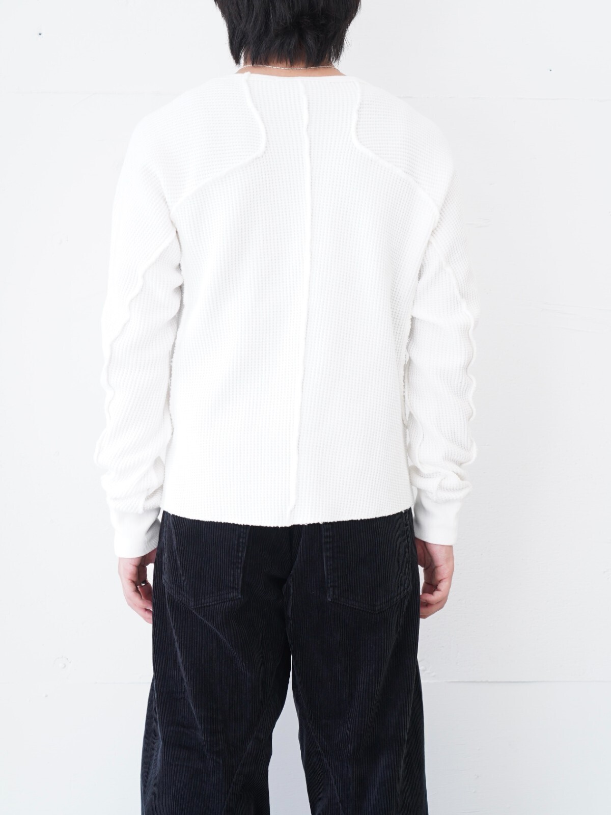 NVRFRGT 남성 WAFFLE THERMAL LONG SLEEVE T‑SHIRT 이미지12