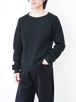 ネヴァーフォーゲット メンズ ワッフルサーマルロングスリーブTシャツ 画像4