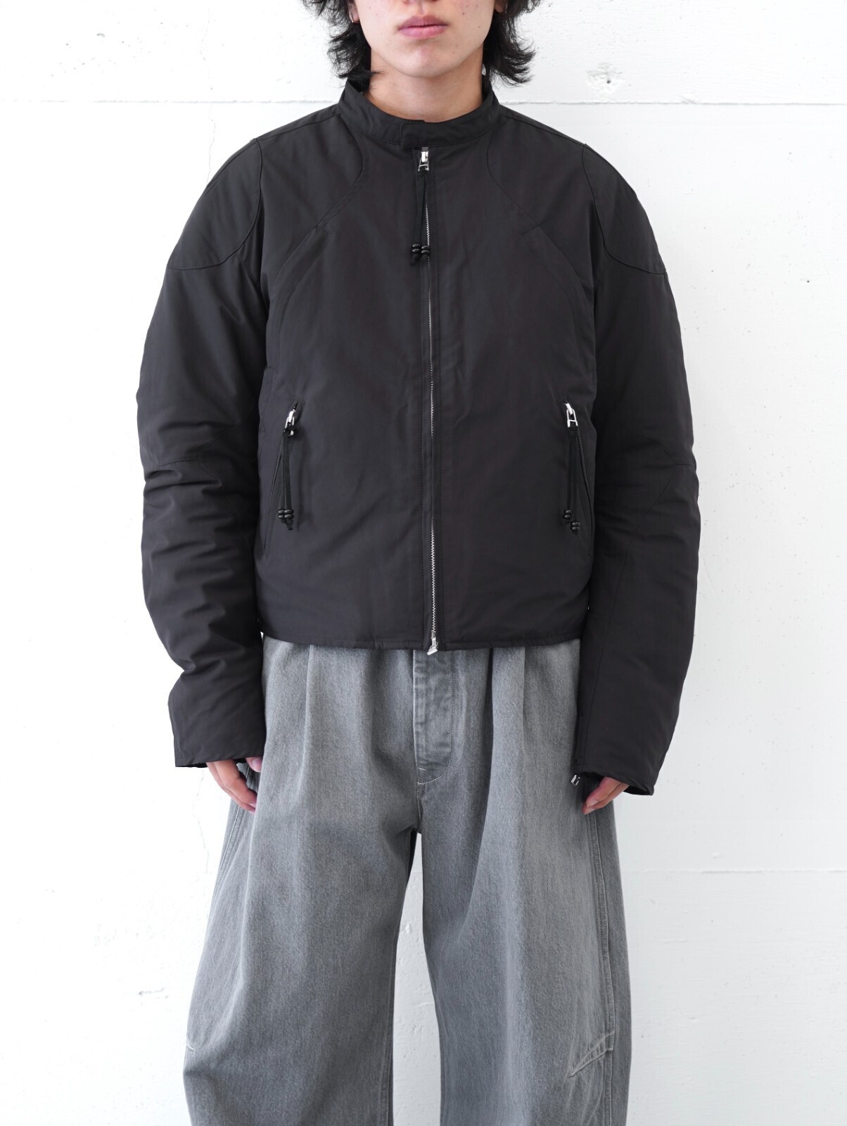 NVRFRGT 男裝 PADDED MOTORCYCLE JACKET 圖片1