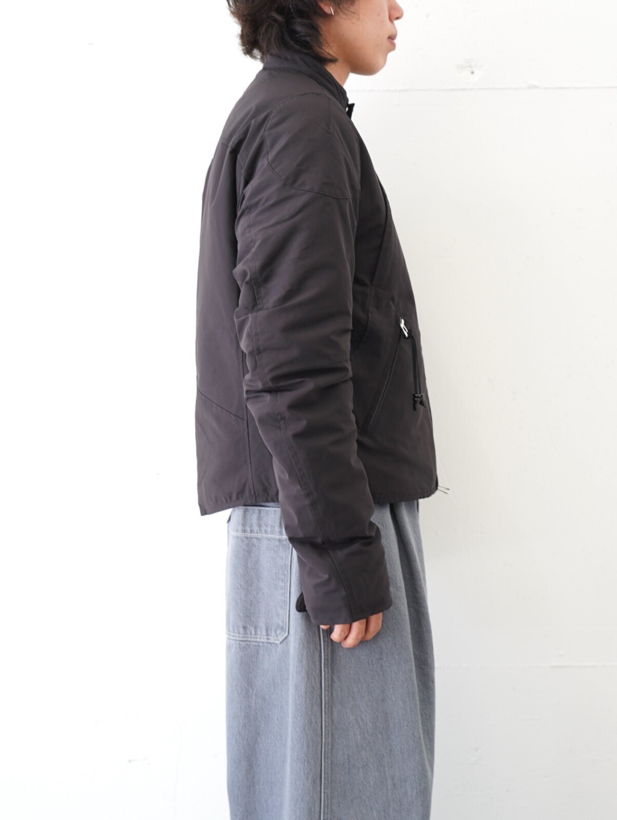 ネヴァーフォーゲット メンズ パデッドモーターサイクルジャケット 画像2