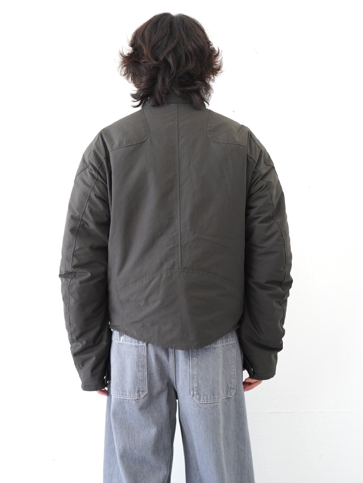 ネヴァーフォーゲット メンズ パデッドモーターサイクルジャケット 画像17