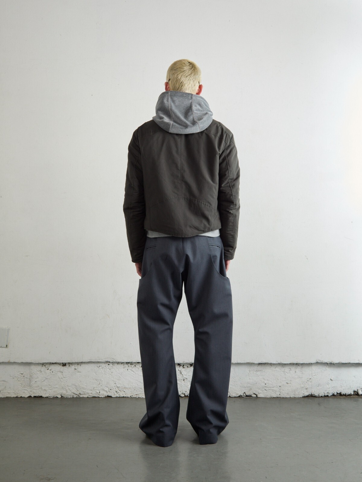 ネヴァーフォーゲット メンズ パデッドモーターサイクルジャケット 画像21