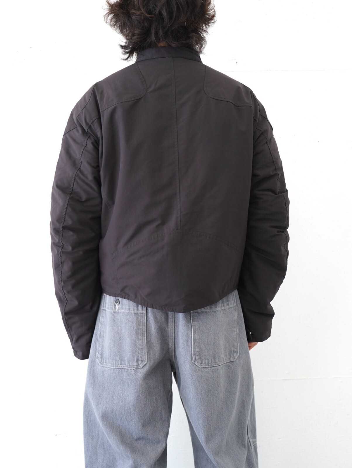 ネヴァーフォーゲット メンズ パデッドモーターサイクルジャケット 画像3