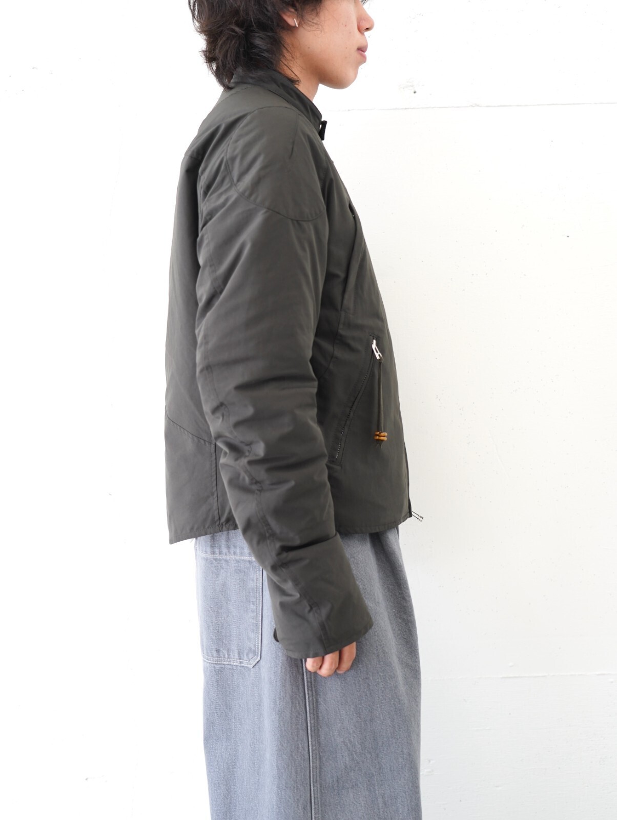 ネヴァーフォーゲット メンズ パデッドモーターサイクルジャケット 画像16