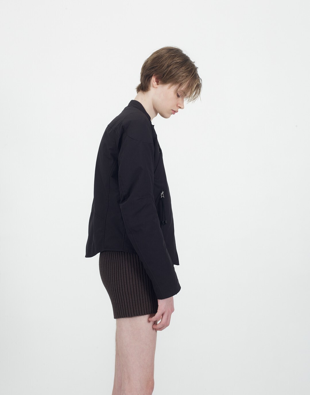 ネヴァーフォーゲット メンズ パデッドモーターサイクルジャケット 画像7