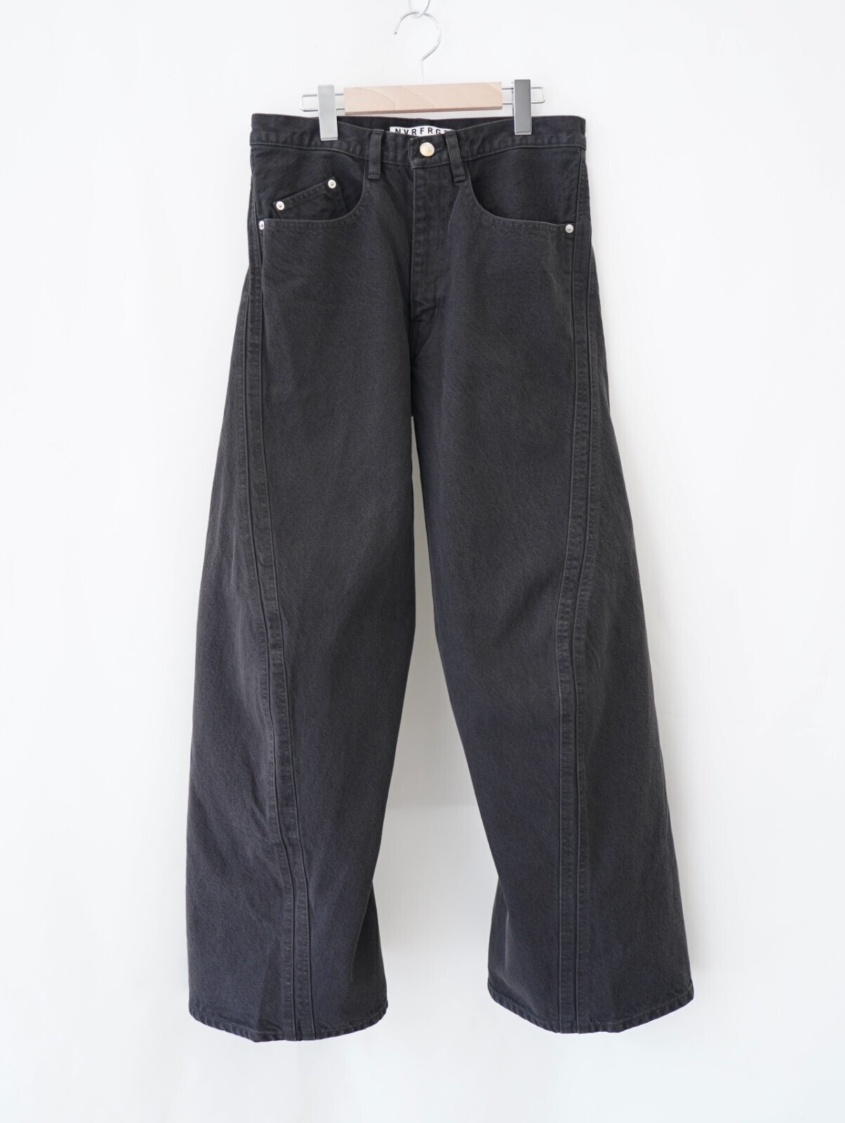NVRFRGT 男士 3D TWISTED WIDE LEG JEANS 圖片5
