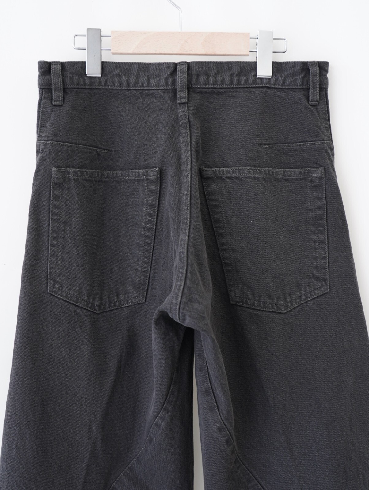 NVRFRGT 男士 3D TWISTED WIDE LEG JEANS 圖片10