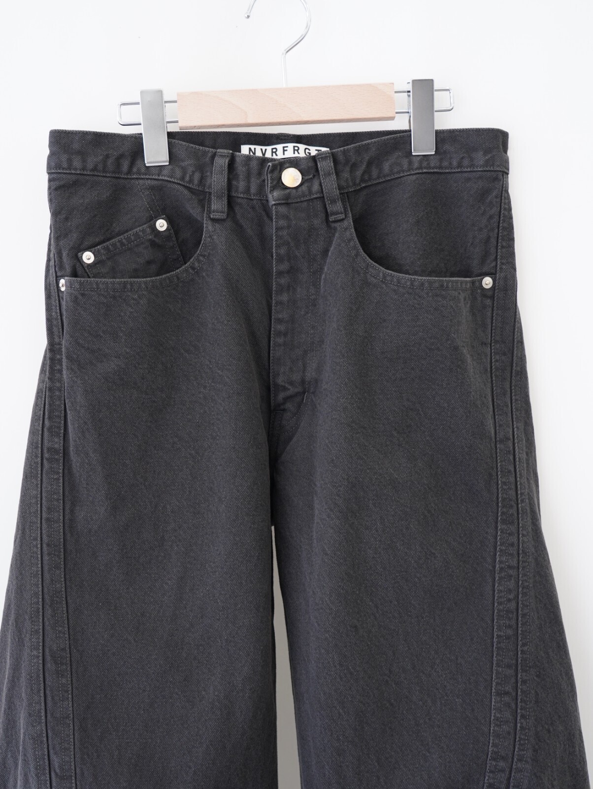 NVRFRGT 男士 3D TWISTED WIDE LEG JEANS 圖片6