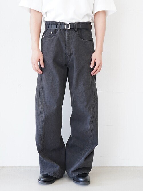 3D TWISTED WIDE LEG JEANS｜NVRFRGT 男裝