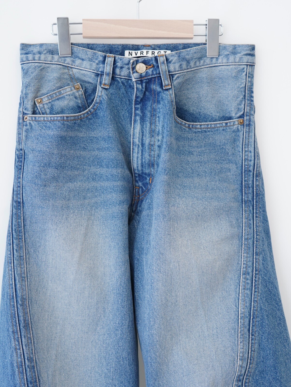 NVRFRGT 男士 3D TWISTED WIDE LEG JEANS 圖片7