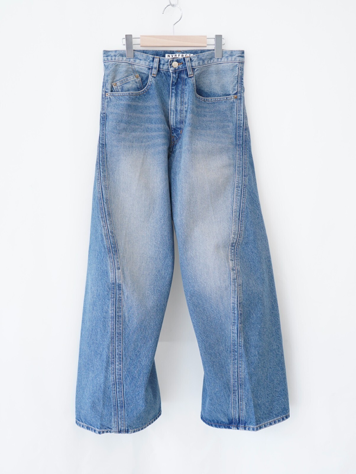 3D TWISTED WIDE LEG JEANS - NVRFRGT MENS｜Official Online