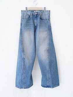 NVRFRGT 男裝 3D TWISTED WIDE LEG JEANS 圖片5
