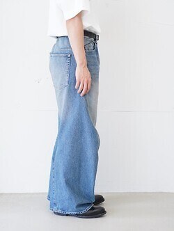 NVRFRGT 男裝 3D TWISTED WIDE LEG JEANS 圖片2