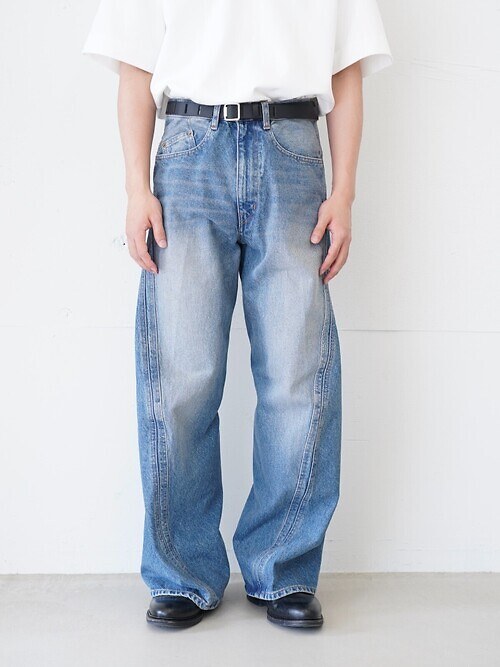 3D TWISTED WIDE LEG JEANS｜NVRFRGT 男裝