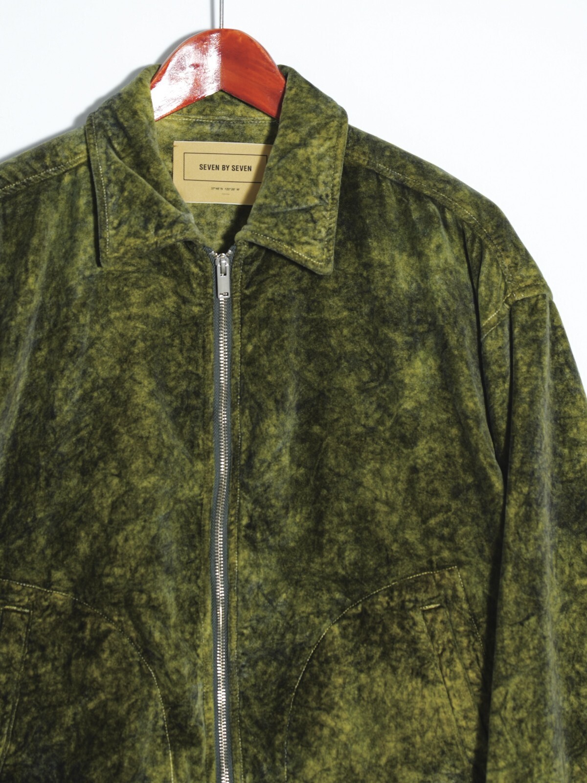 SEVEN BY SEVEN 男士 Velvet Short Blouson - Capsule dyed - 图片9