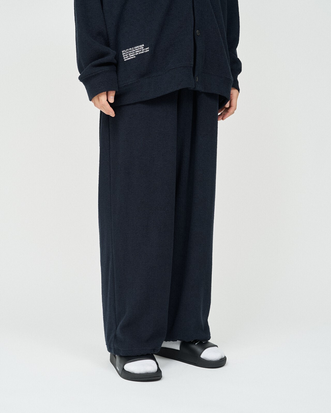 フレッシュサービス レディース & メンズ ユーティリティパイルカーディガンセットアップ 画像14