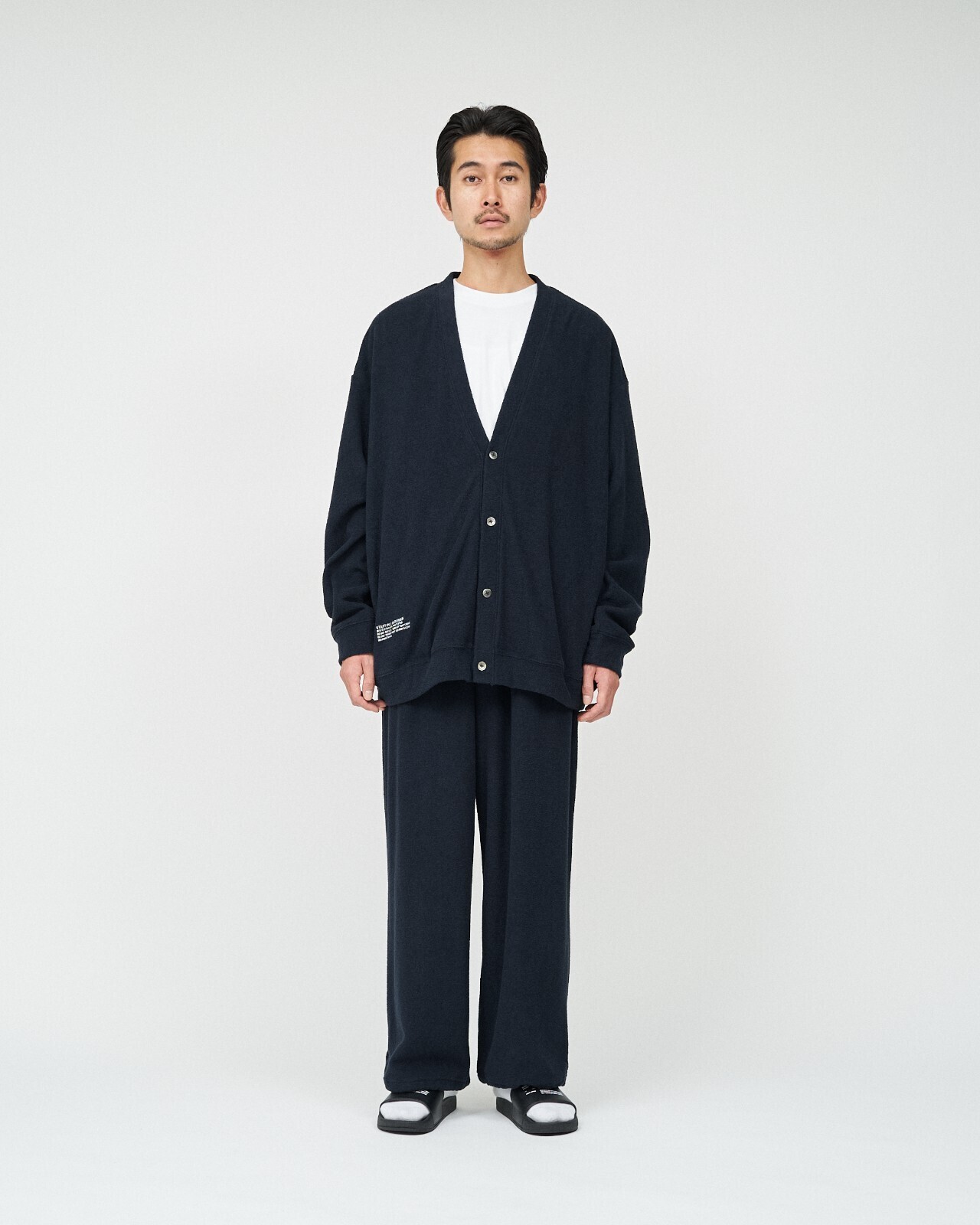 フレッシュサービス レディース & メンズ ユーティリティパイルカーディガンセットアップ 画像9