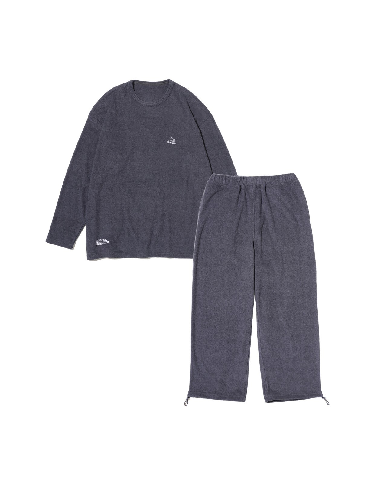 フレッシュサービス メンズ ユーティリティパイルL/Sセットアップ 画像8