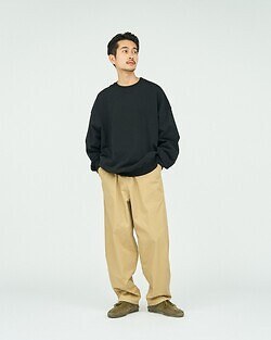 フレッシュサービス メンズ ライトオンスクルーネックスウェット 画像3