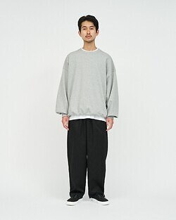 フレッシュサービス メンズ ライトオンスクルーネックスウェット 画像6