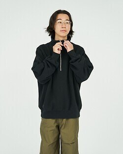 FreshService 男士 HEAVY OZ HALF ZIP PULLOVER (25AW) 图片10